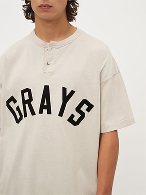 FG GRAYS 헨리넥 티셔츠 ( CREAM GRAY )